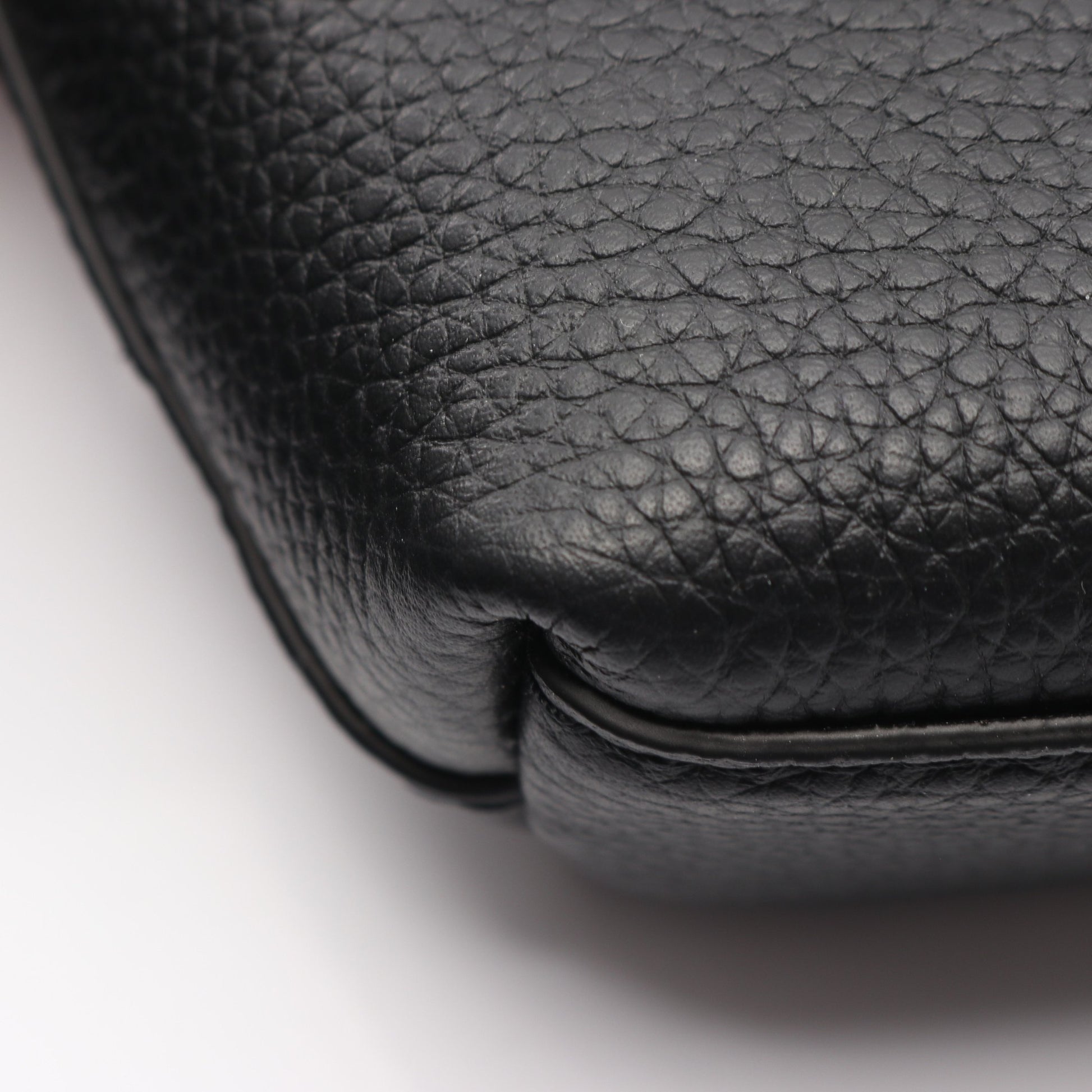 ジョルジュ クラッチバッグ レザー ブラック ルイヴィトン バッグ LOUIS VUITTON