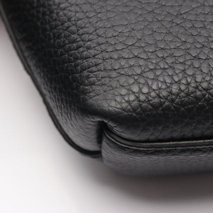 ジョルジュ クラッチバッグ レザー ブラック ルイヴィトン バッグ LOUIS VUITTON