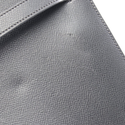 ケリー32 ハンドバッグ クシュベル ブラック シルバー金具 外縫い 2WAY □H刻印 エルメス バッグ HERMES