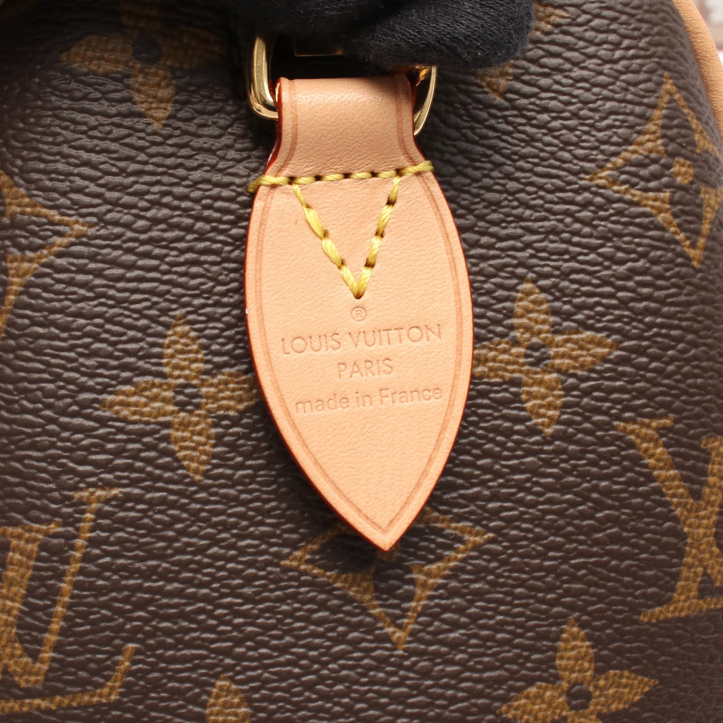 スピーディ バンドリエール 20 モノグラム ベージュ ハンドバッグ PVC レザー ブラウン 2WAY ルイヴィトン バッグ LOUIS VUITTON
