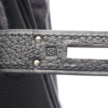 ケリー35 ハンドバッグ トゴ ブラック シルバー金具 内縫い 2WAY □G刻印 エルメス バッグ HERMES