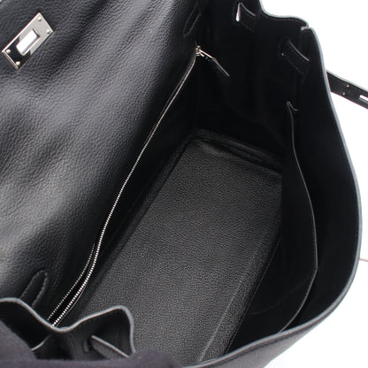 ケリー35 ハンドバッグ トゴ ブラック シルバー金具 内縫い 2WAY □G刻印 エルメス バッグ HERMES