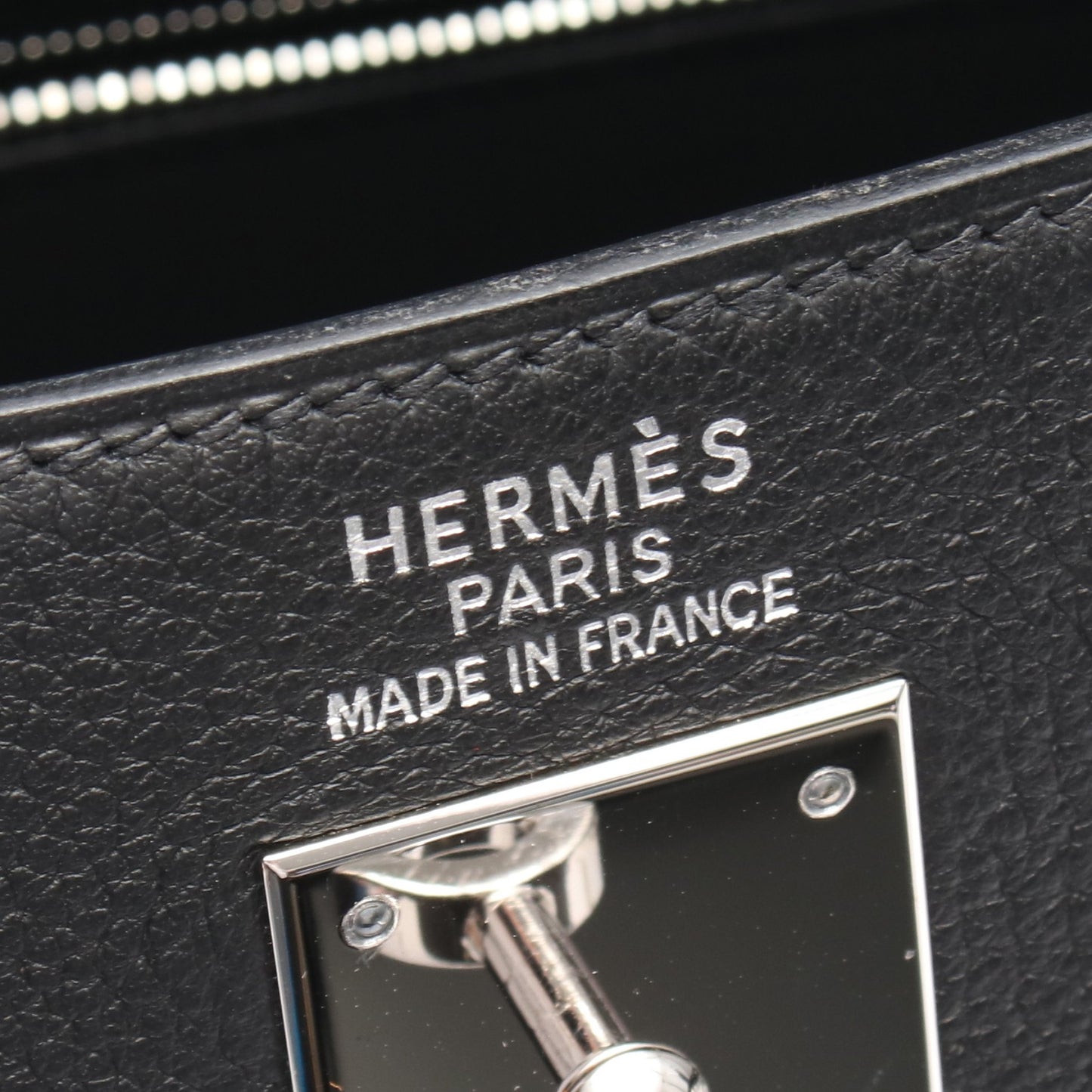 ケリー35 ハンドバッグ トゴ ブラック シルバー金具 内縫い 2WAY □G刻印 エルメス バッグ HERMES