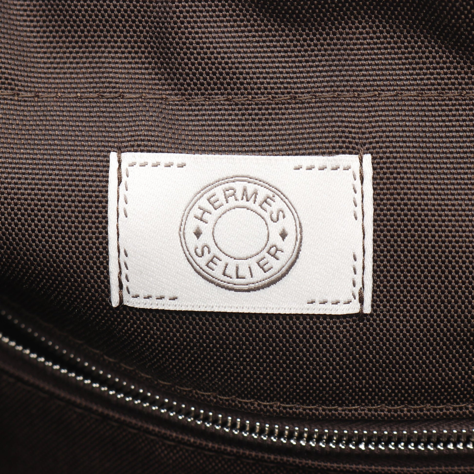 サックドパンサージュ グルーム ハンドバッグ トートバッグ フェルト グレー シルバー金具 2WAY U刻印 エルメス バッグ HERMES