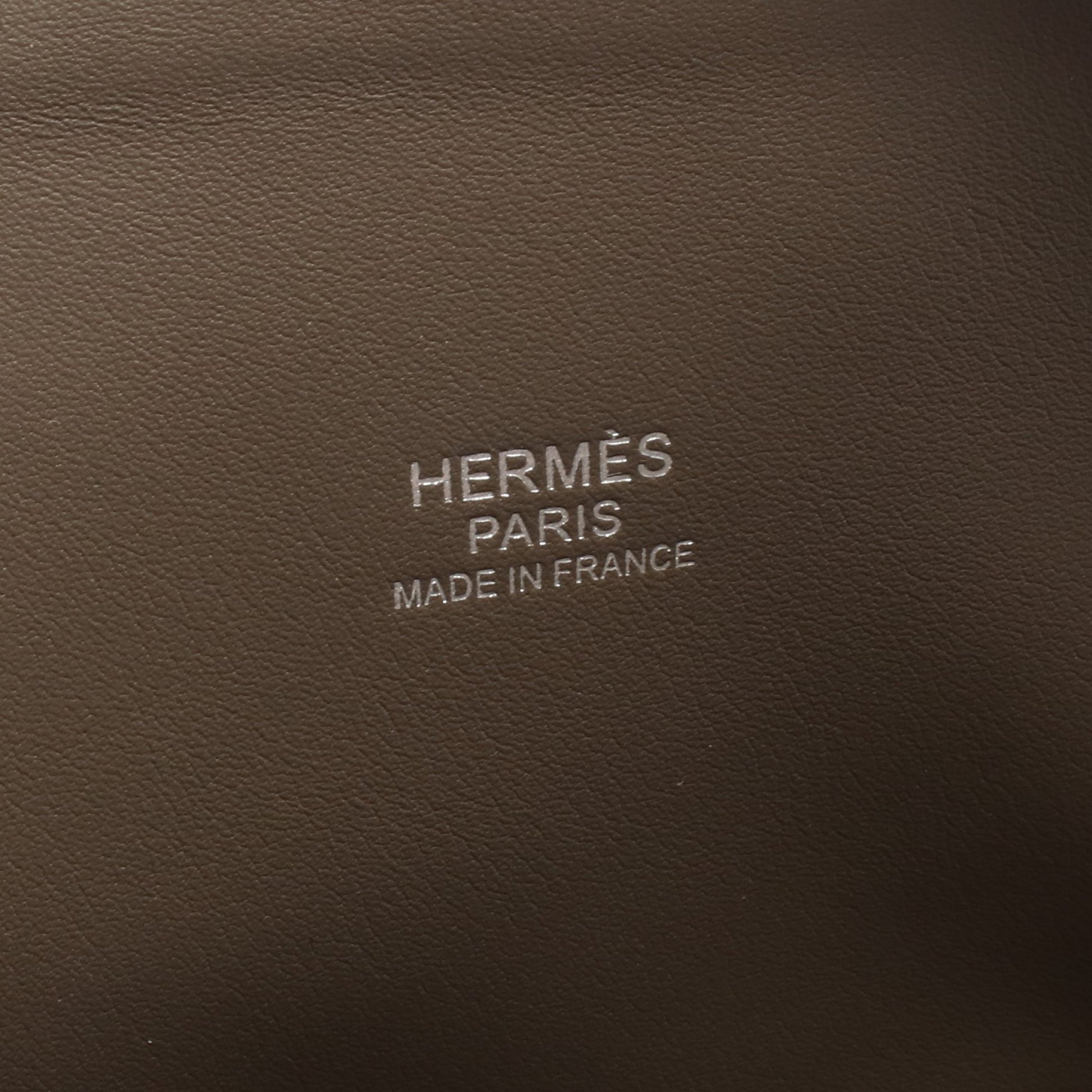 ボリード31 エタン ハンドバッグ トリヨンクレマンス グレーベージュ シルバー金具 2WAY Y刻印 エルメス バッグ HERMES