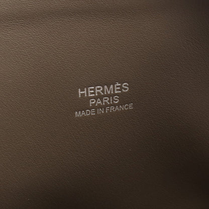 ボリード31 エタン ハンドバッグ トリヨンクレマンス グレーベージュ シルバー金具 2WAY Y刻印 エルメス バッグ HERMES