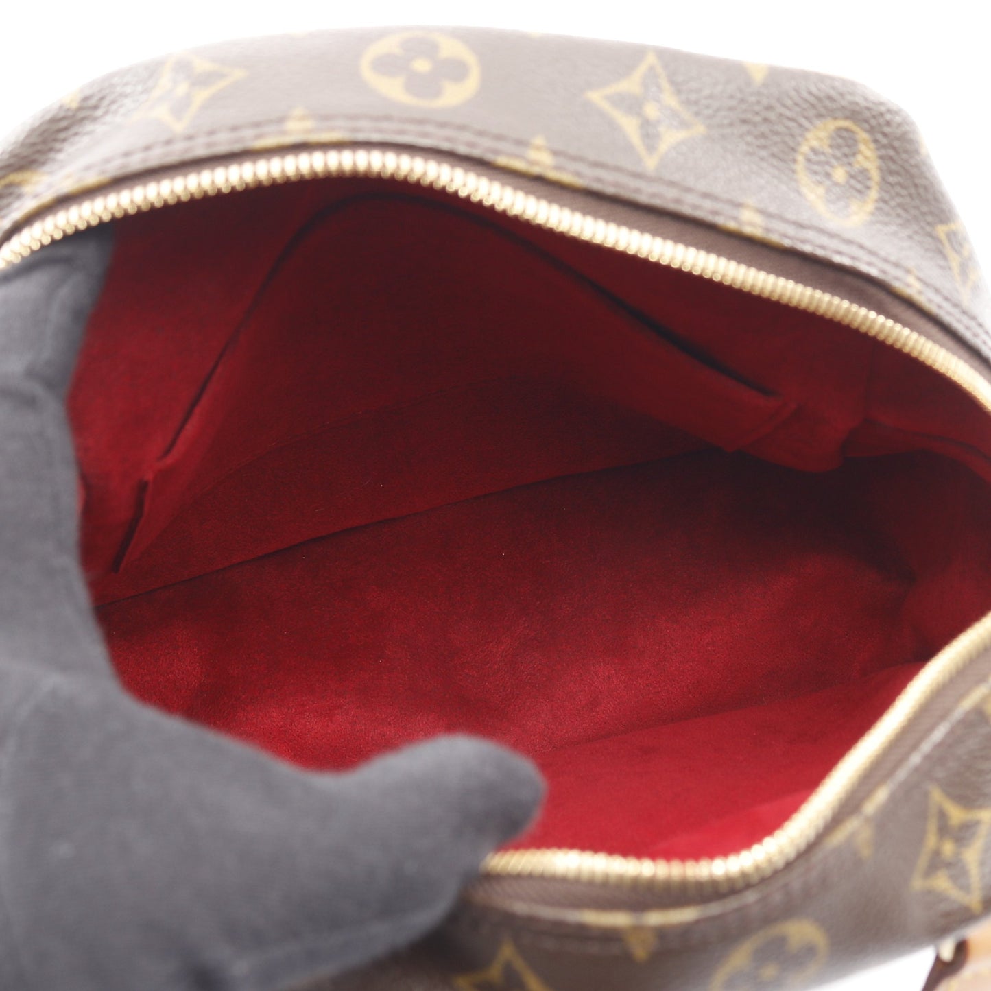 エクサントリシテ モノグラム ハンドバッグ PVC レザー ブラウン ルイヴィトン バッグ LOUIS VUITTON