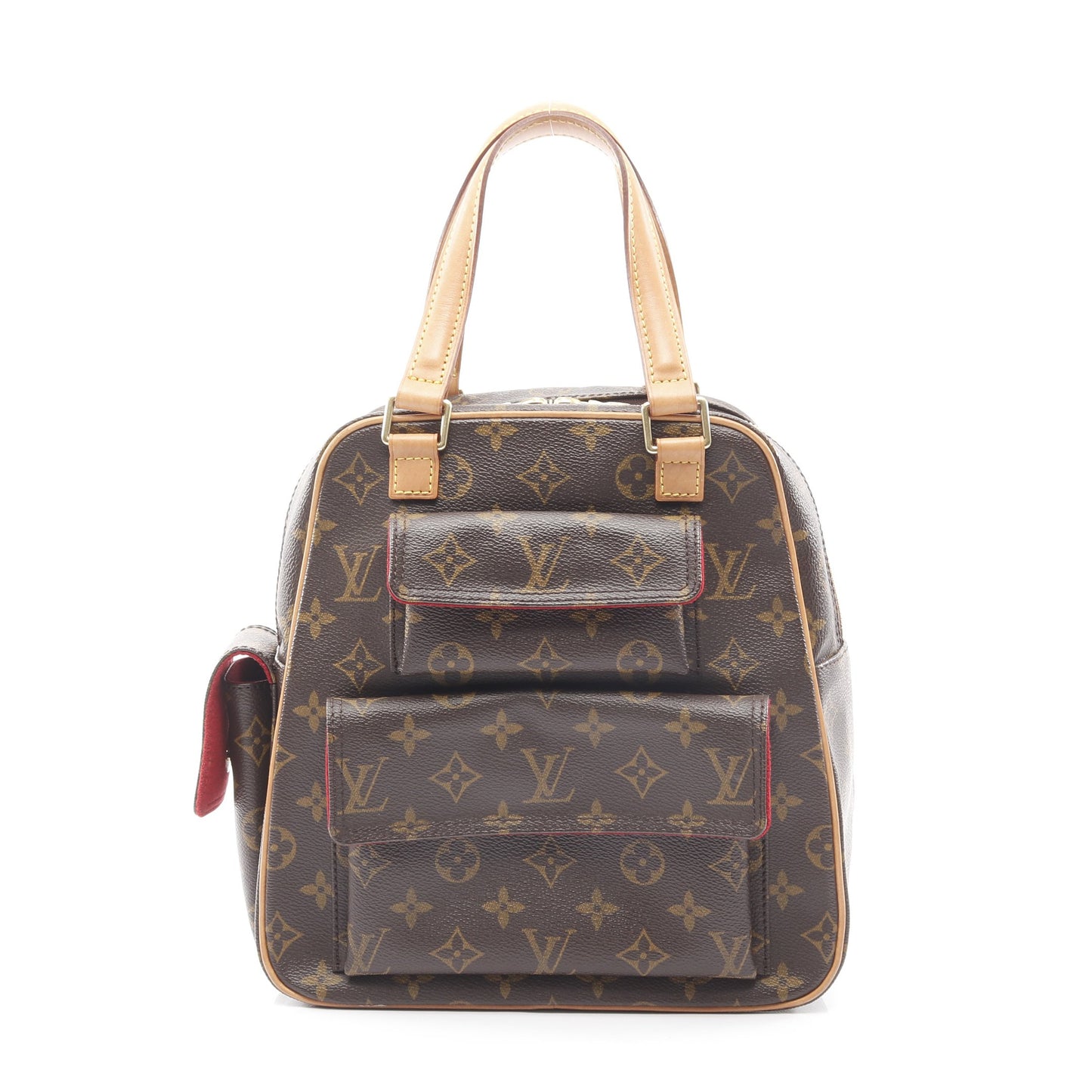 エクサントリシテ モノグラム ハンドバッグ PVC レザー ブラウン ルイヴィトン バッグ LOUIS VUITTON