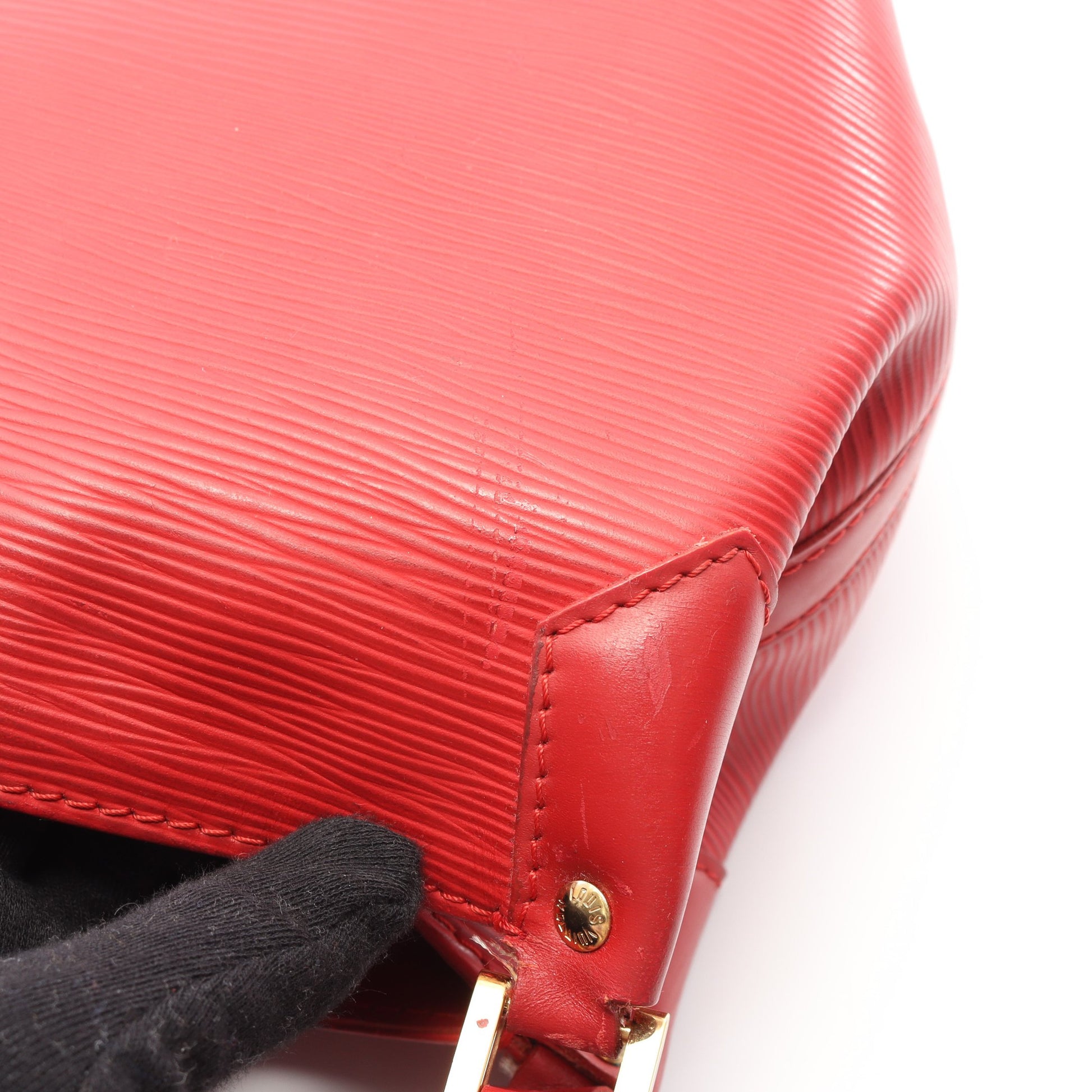 マンダラPM ショルダーバッグ レザー レッド ルイヴィトン バッグ LOUIS VUITTON
