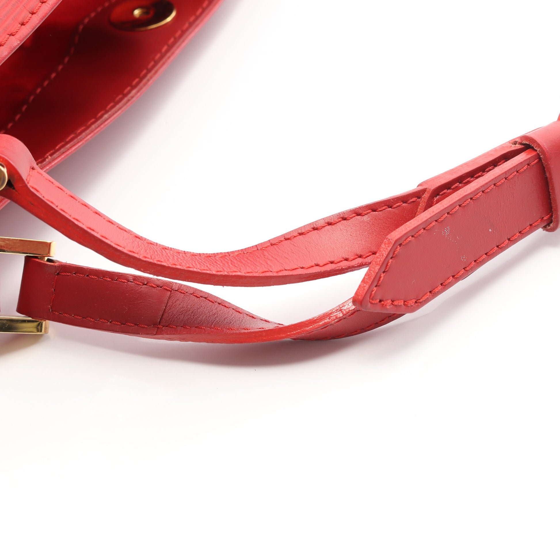 マンダラPM ショルダーバッグ レザー レッド ルイヴィトン バッグ LOUIS VUITTON