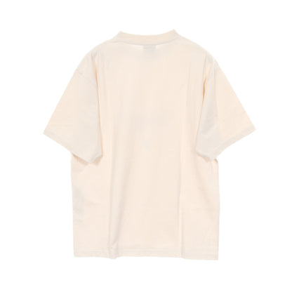 Political Stencil Tシャツ クルーネック 半袖 コットン オフホワイト バレンシアガ トップス BALENCIAGA
