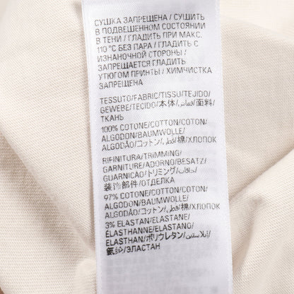 Political Stencil Tシャツ クルーネック 半袖 コットン オフホワイト バレンシアガ トップス BALENCIAGA