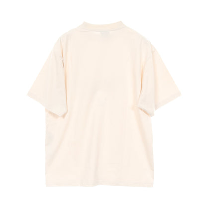 Political Stencil Tシャツ クルーネック 半袖 コットン オフホワイト バレンシアガ トップス BALENCIAGA