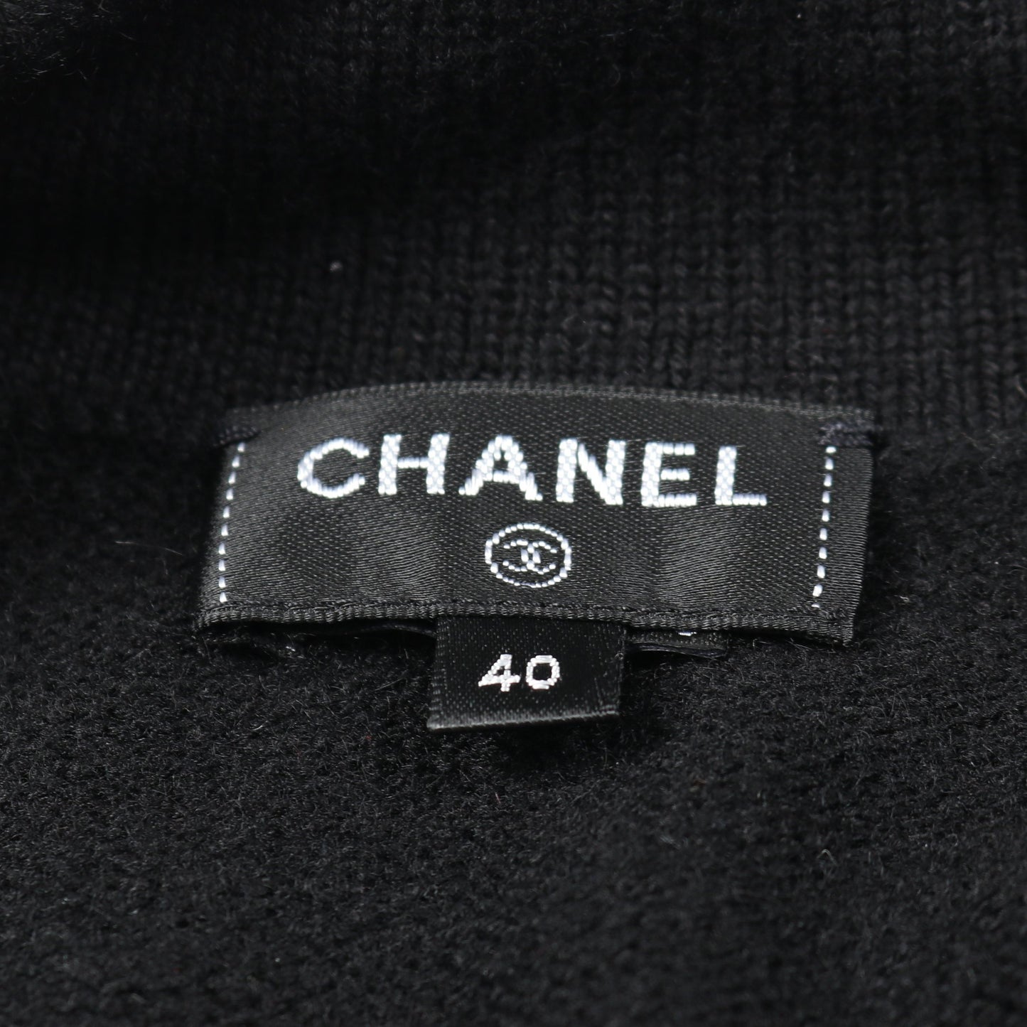 ココマークボタン オープンフロント カーディガン カシミヤ ブラック シャネル トップス CHANEL