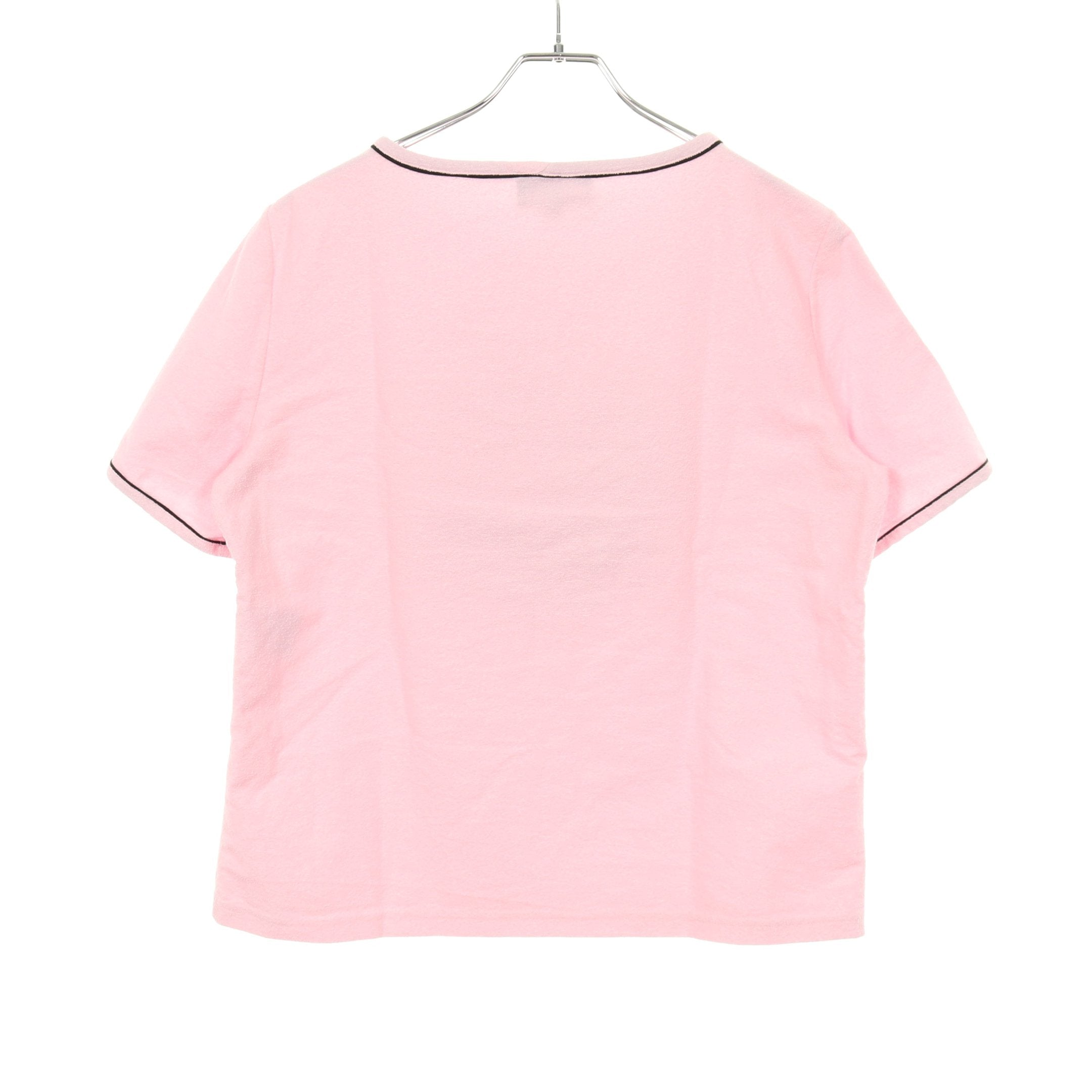 La Pausa ココマーク Tシャツ 半袖 コットン ピンク ブラック ホワイト