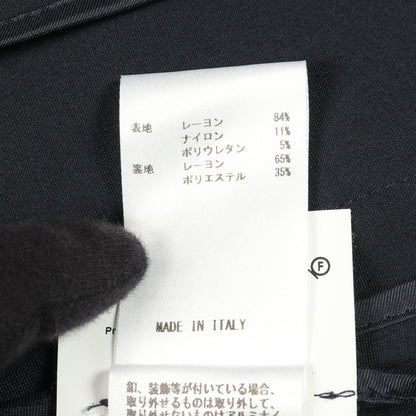 テーラードジャケット レーヨン ネイビー ジルサンダー アウター JIL SANDER