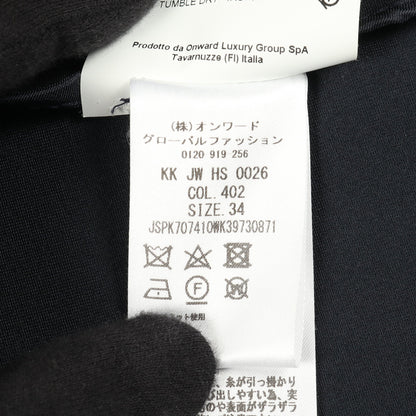 テーラードジャケット レーヨン ネイビー ジルサンダー アウター JIL SANDER