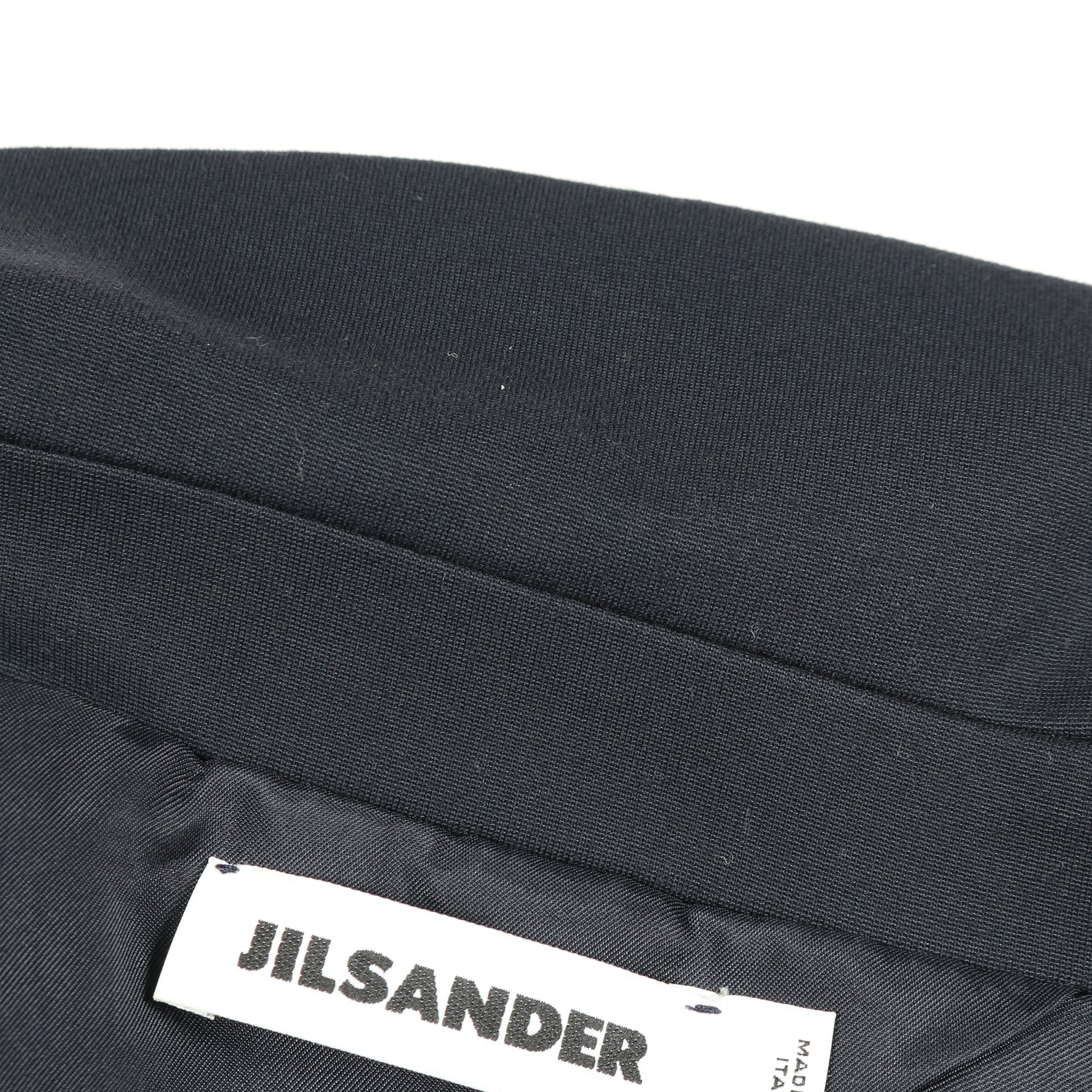 テーラードジャケット レーヨン ネイビー ジルサンダー アウター JIL SANDER