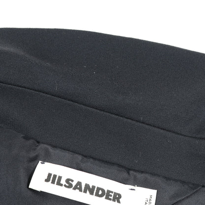 テーラードジャケット レーヨン ネイビー ジルサンダー アウター JIL SANDER