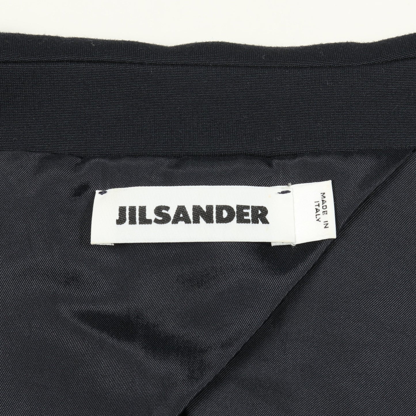 テーラードジャケット レーヨン ネイビー ジルサンダー アウター JIL SANDER