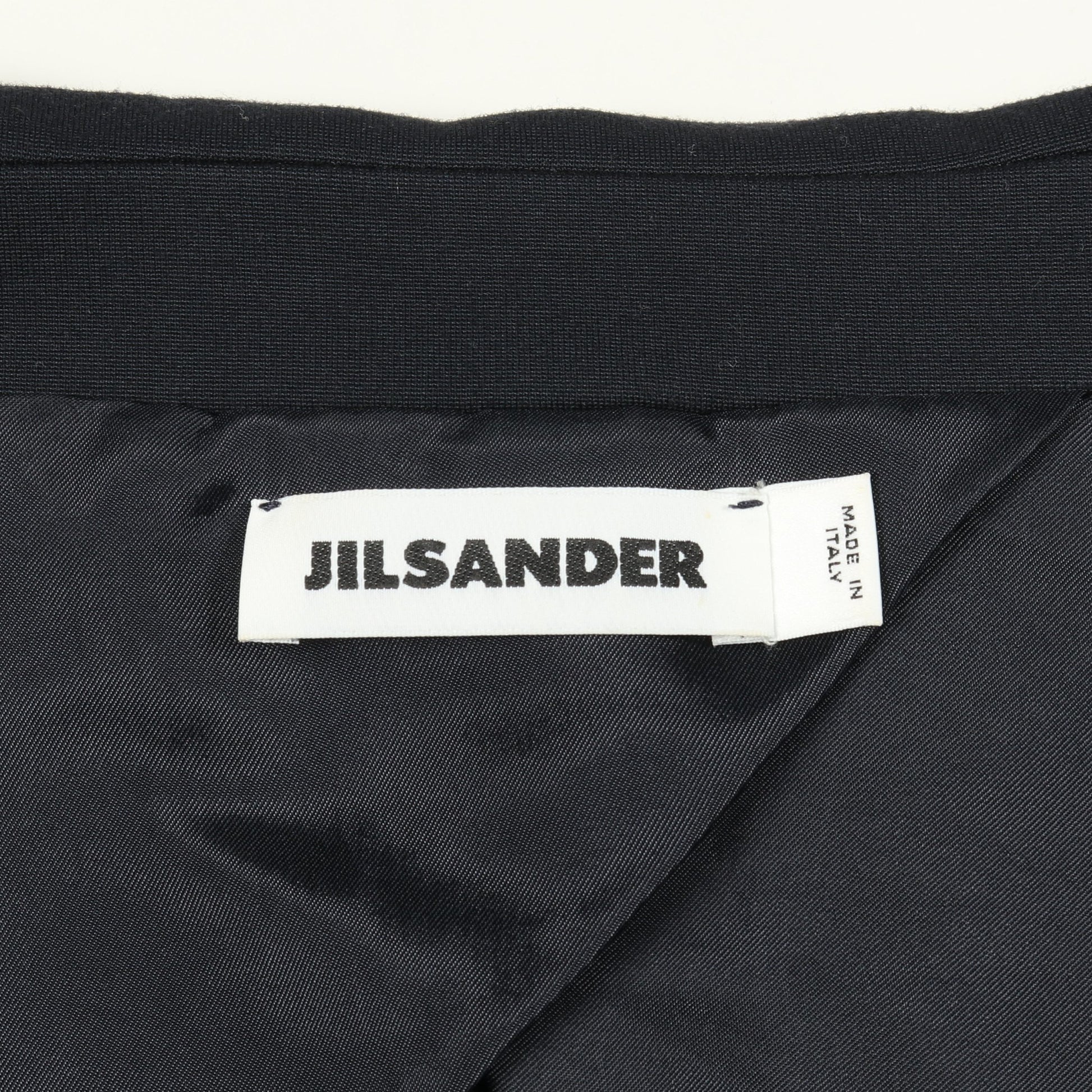 テーラードジャケット レーヨン ネイビー ジルサンダー アウター JIL SANDER