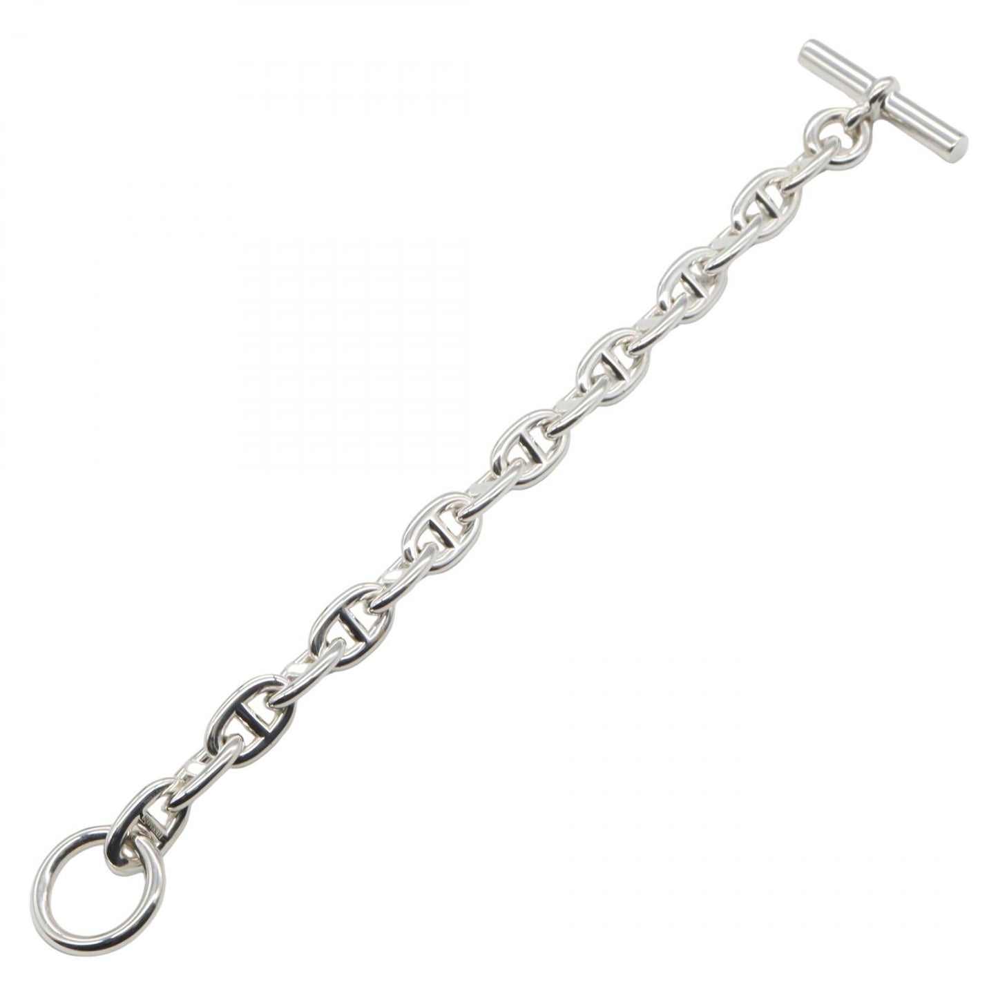 シェーヌダンクル MM 16コマ ブレスレット ブレスレット SV925 シルバー エルメス アクセサリー HERMES