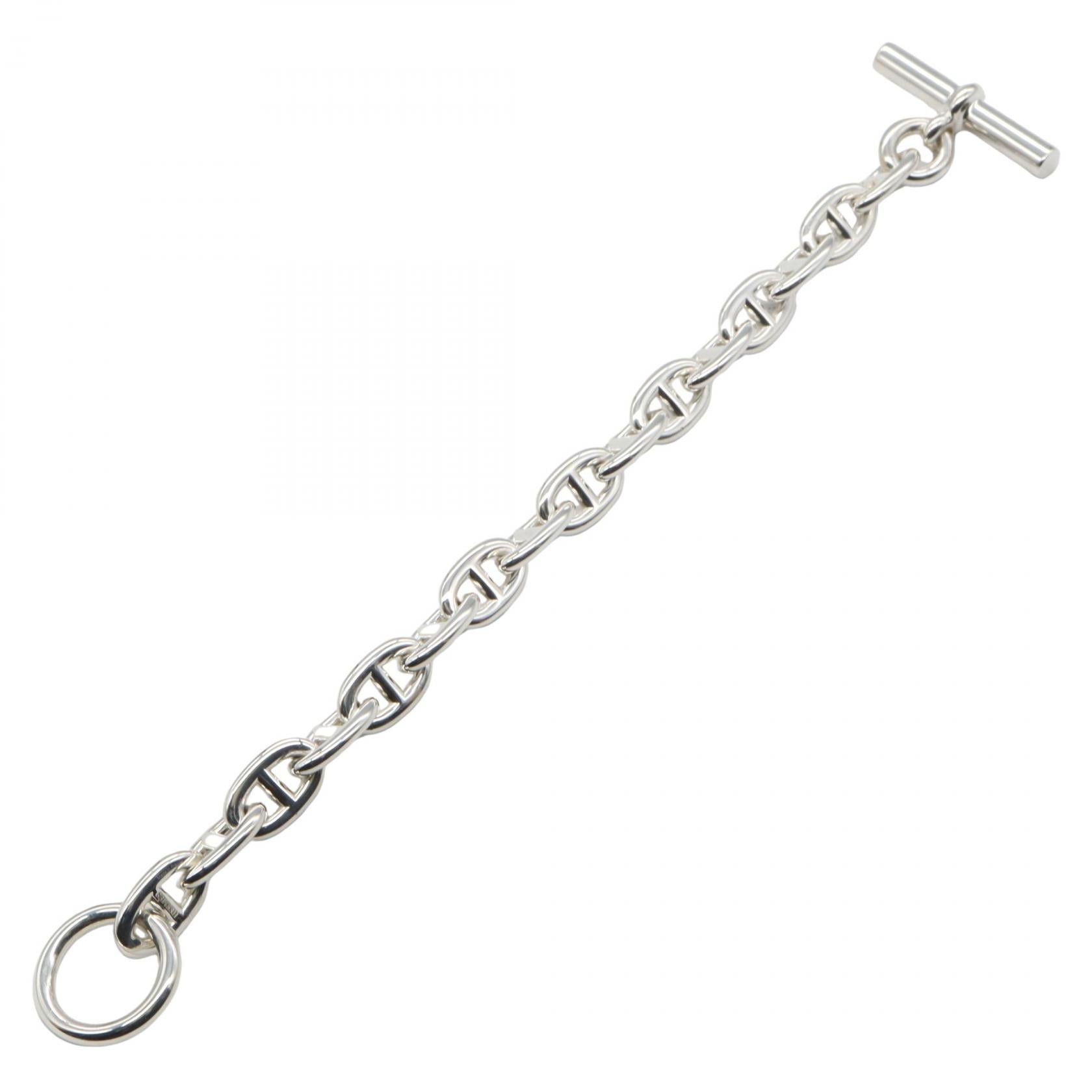 シェーヌダンクル MM 16コマ ブレスレット ブレスレット SV925 シルバー エルメス アクセサリー HERMES