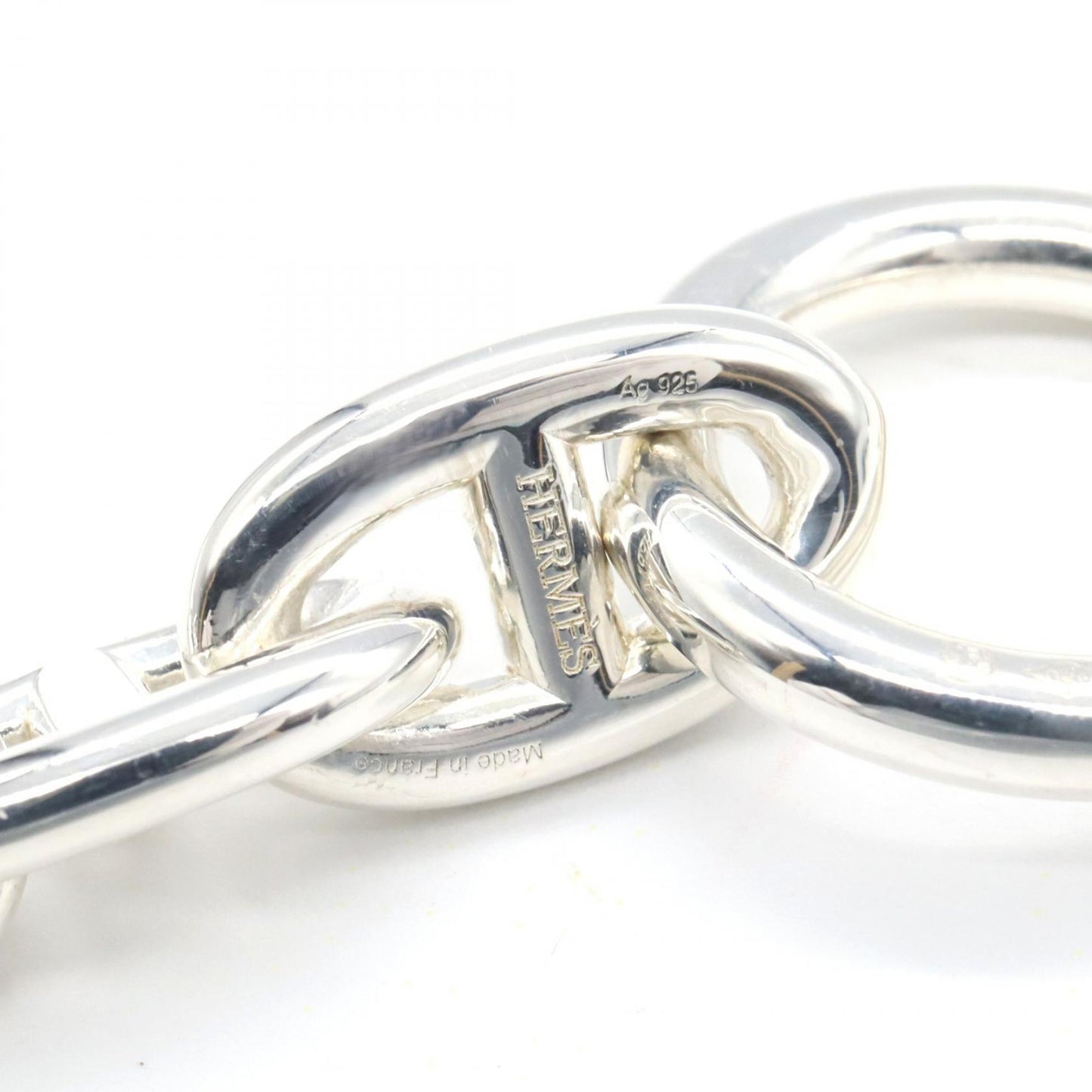 シェーヌダンクル MM 16コマ ブレスレット ブレスレット SV925 シルバー エルメス アクセサリー HERMES