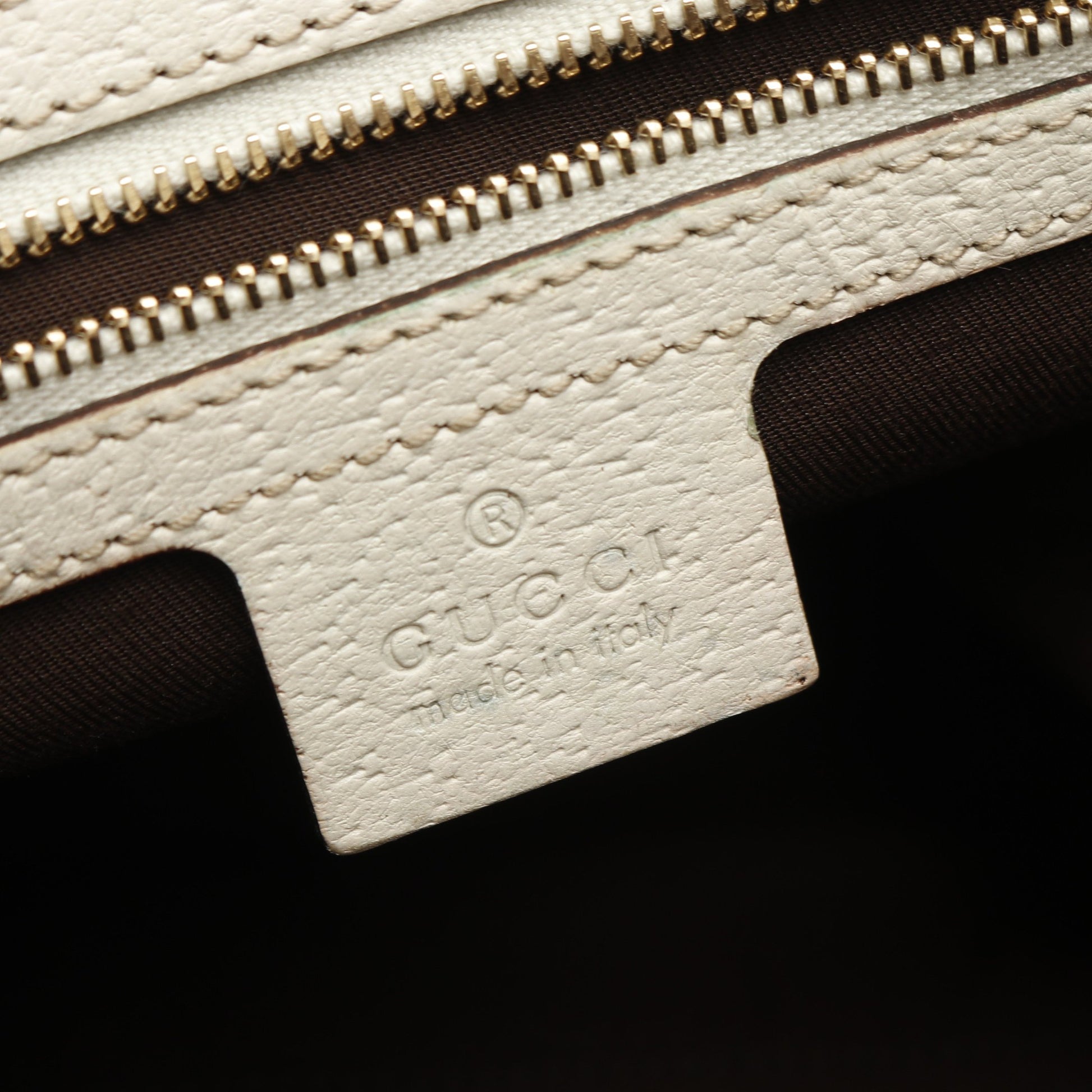 バンブー ホースビット GGキャンバス ハンドバッグ トートバッグ キャンバス レザー ベージュ オフホワイト グッチ バッグ GUCCI