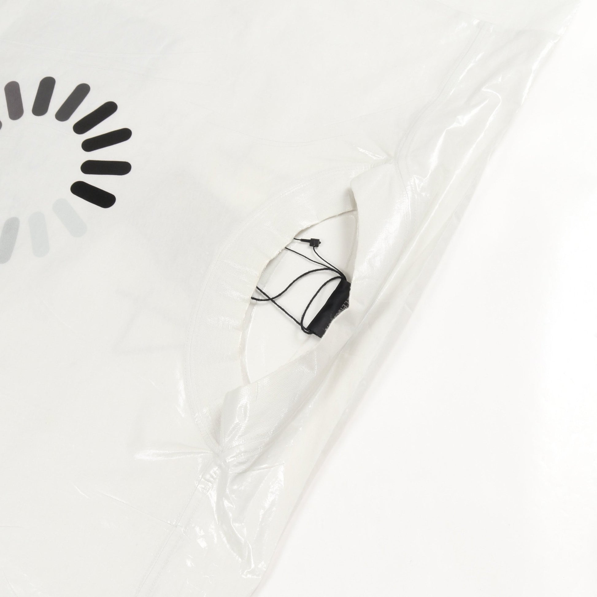 LOADING ERROR MISPLACED Tシャツ クルーネック 半袖 コットン オフホワイト ラミネート加工 バレンシアガ トップス BALENCIAGA