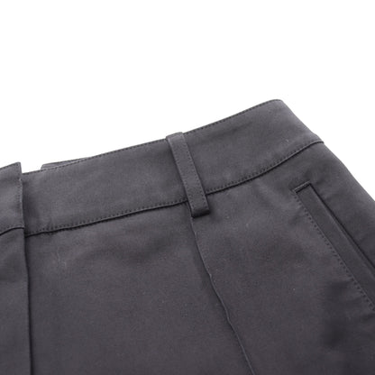 ワイドパンツ コットン ブラック エルメス ボトムス HERMES