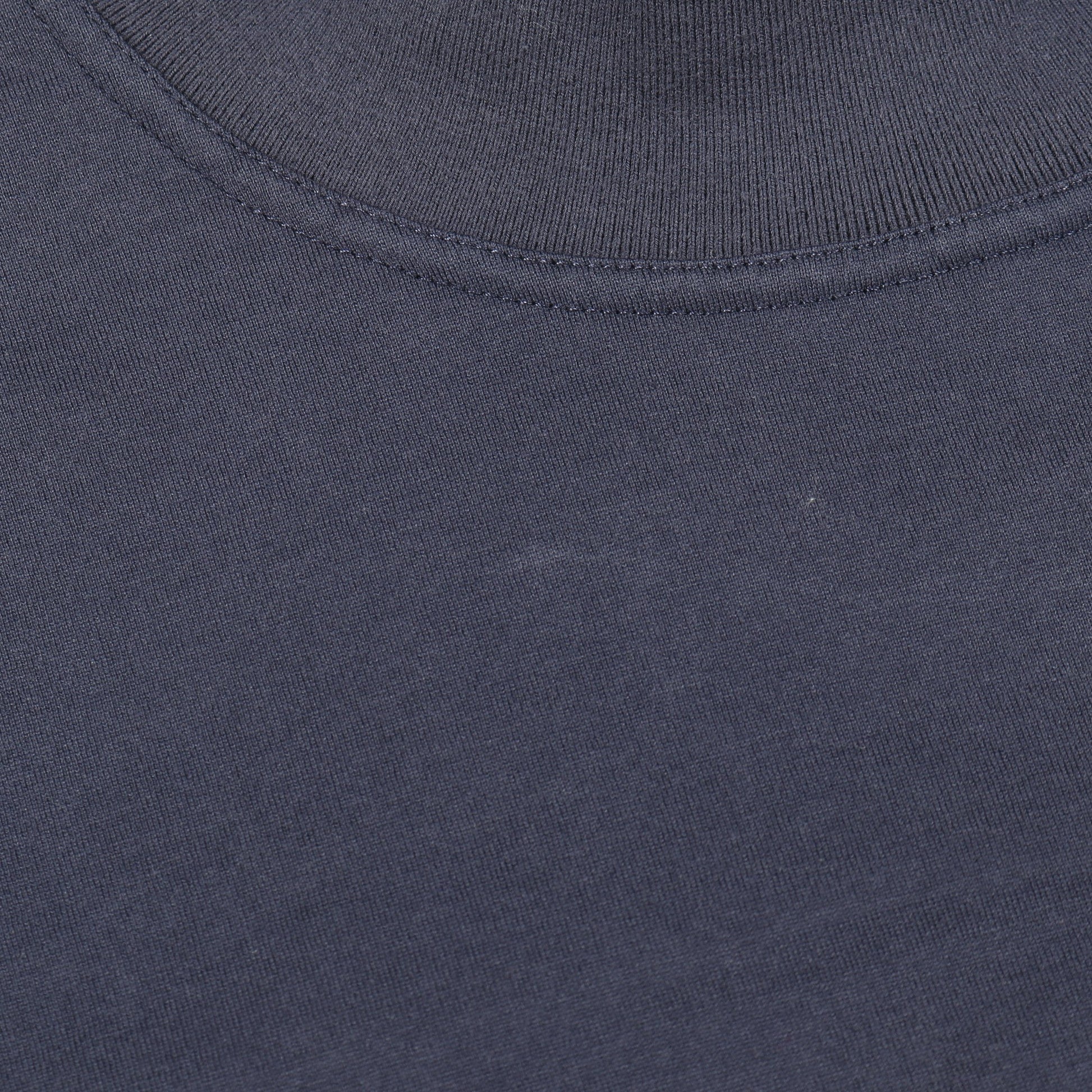 カノエ Tシャツ モックネック 半袖 コットン ネイビー レッド エルメス トップス HERMES