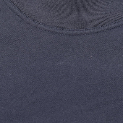 カノエ Tシャツ モックネック 半袖 コットン ネイビー レッド エルメス トップス HERMES