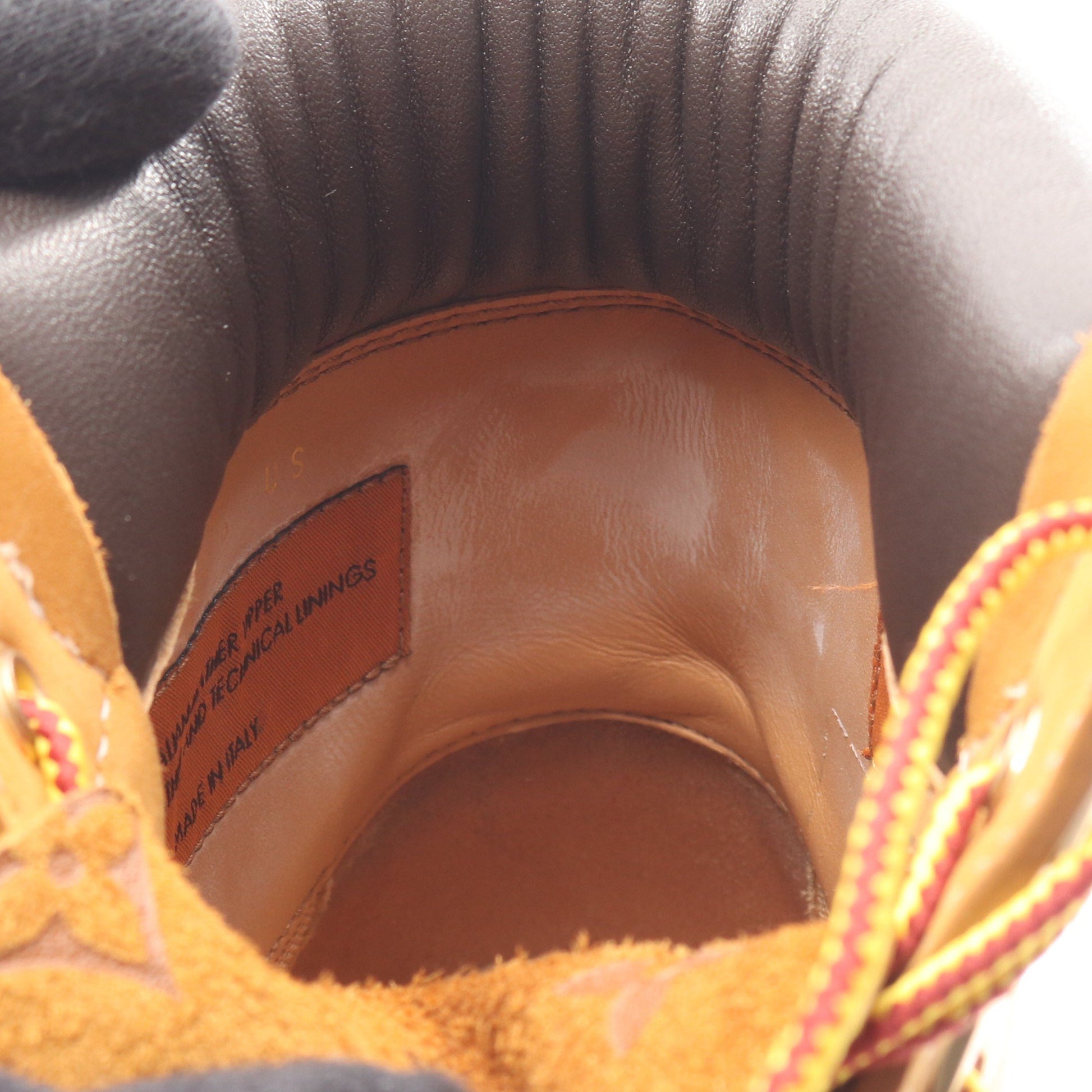 LV × Timberland 6-IN アンクル ブーツ ヌバック レザー ベージュ ダークブラウン ルイヴィトン シューズ LOUIS VUITTON