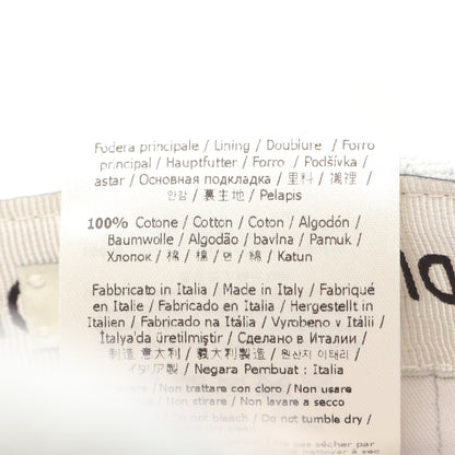 FENDI × MARC JACOBS キャップ デニム コットン ライトブルー ダメージ加工 フェンディ 財布・小物 FENDI