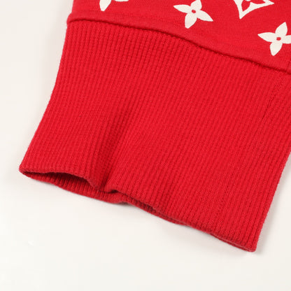 LOUIS VUITTON × Supreme Box Logo Hooded Sweatshirt ボックスロゴ プルオーバーパーカー コットン レッド ホワイト ルイヴィトン トップス LOUIS VUITTON
