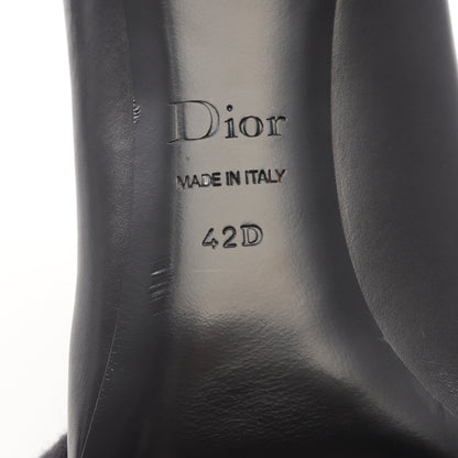 ポインテッドトゥ パンプス レザー エナメルレザー ブラック クリスチャンディオール シューズ Christian Dior
