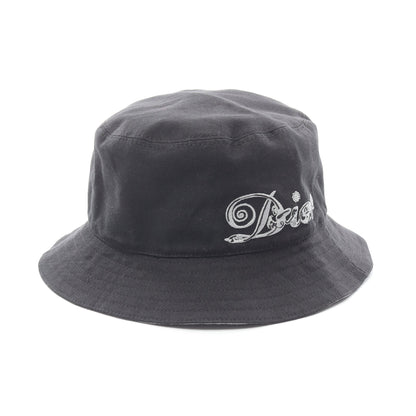 DIOR × KENNY SCHARF バケットハット ハット コットン ブラック ライトグレー ディオール 財布・小物 DIOR