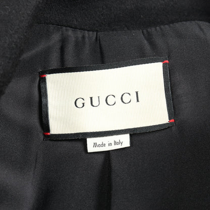 チェスターコート ウール ブラック グッチ アウター GUCCI