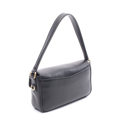 CRM FINE CALF ペニー ハンドバッグ レザー ブラック 2WAY ミュウミュウ バッグ miu miu