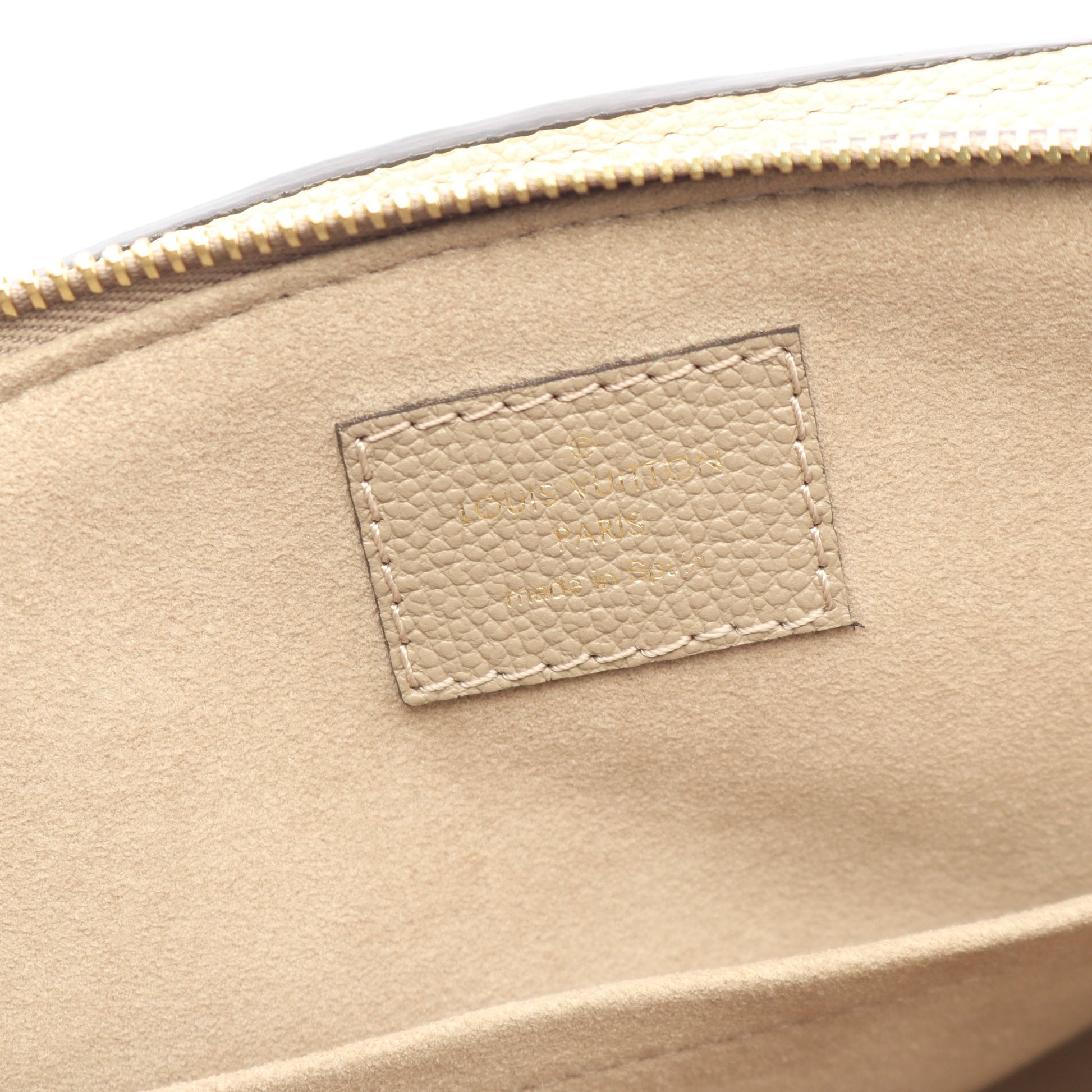 プティ パレPM モノグラムアンプラント トゥルトレール クレーム ハンドバッグ レザー グレーベージュ 2WAY ルイヴィトン バッグ LOUIS VUITTON