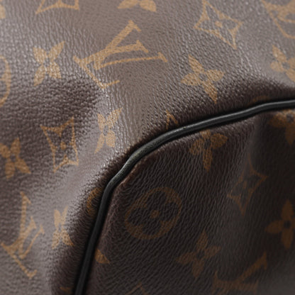 キーポル バンドリエール 45 モノグラムマカサー ボストンバッグ PVC レザー ブラウン ブラック 2WAY ルイヴィトン バッグ LOUIS VUITTON