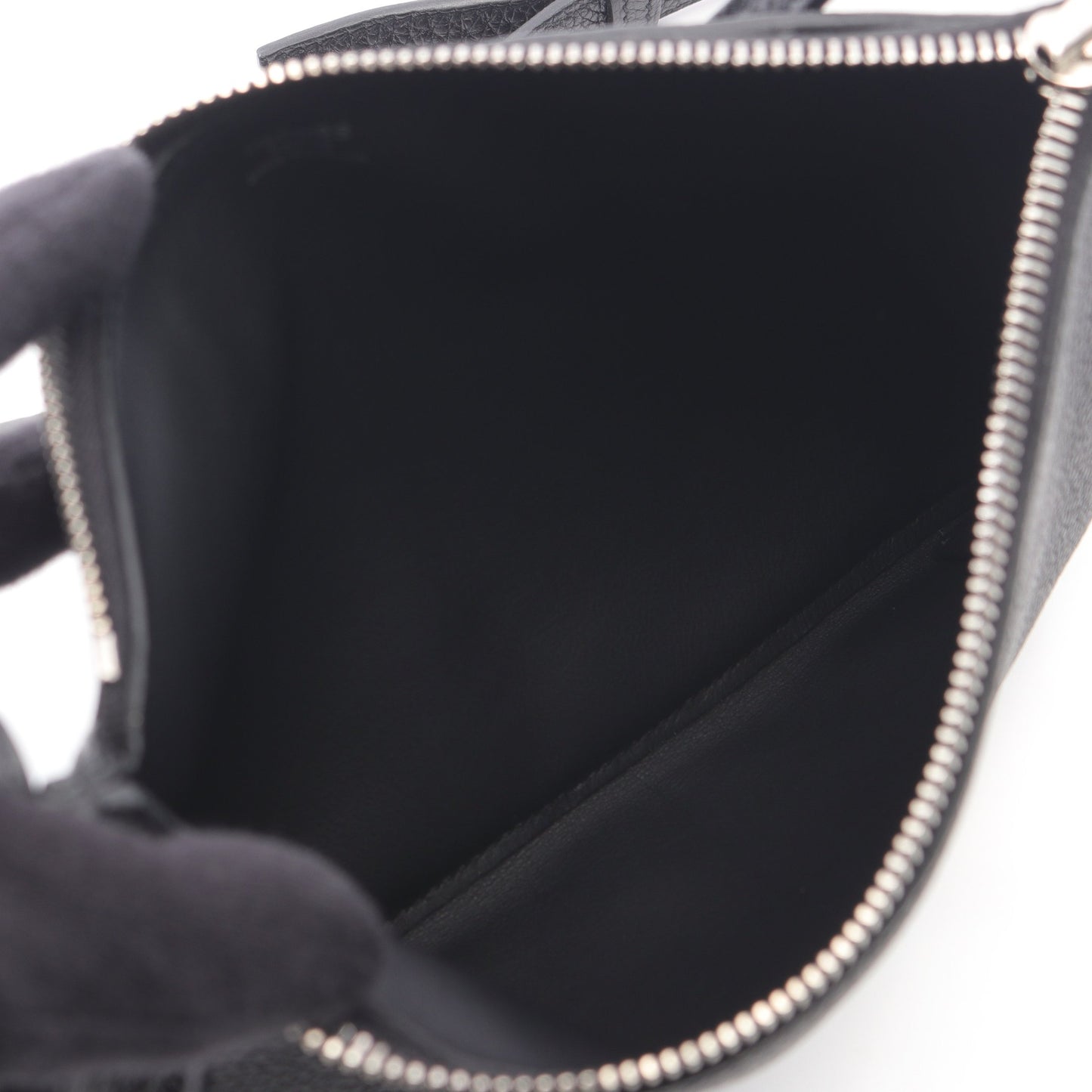 ウルトラプラ24 ショルダーバッグ トゴ ブラック シルバー金具 Z刻印 エルメス バッグ HERMES