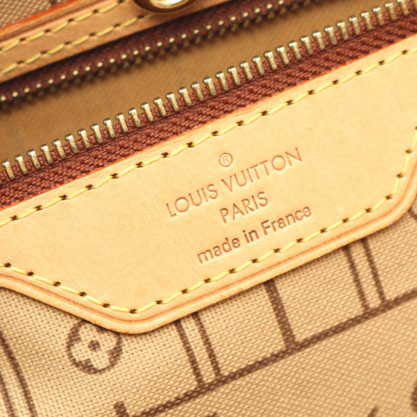 ネヴァーフルPM モノグラム ハンドバッグ トートバッグ PVC レザー ブラウン ルイヴィトン バッグ LOUIS VUITTON