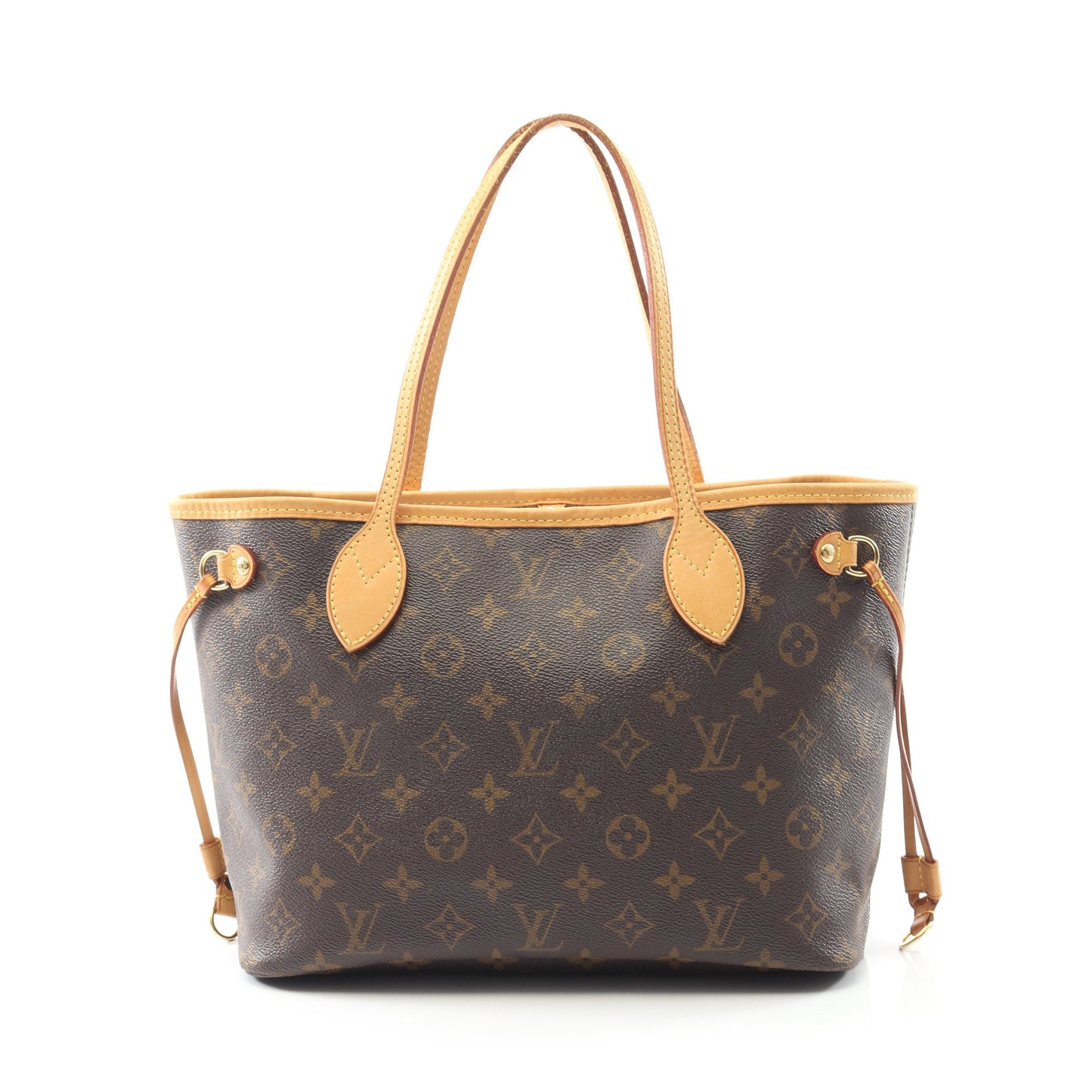 ネヴァーフルPM モノグラム ハンドバッグ トートバッグ PVC レザー ブラウン ルイヴィトン バッグ LOUIS VUITTON