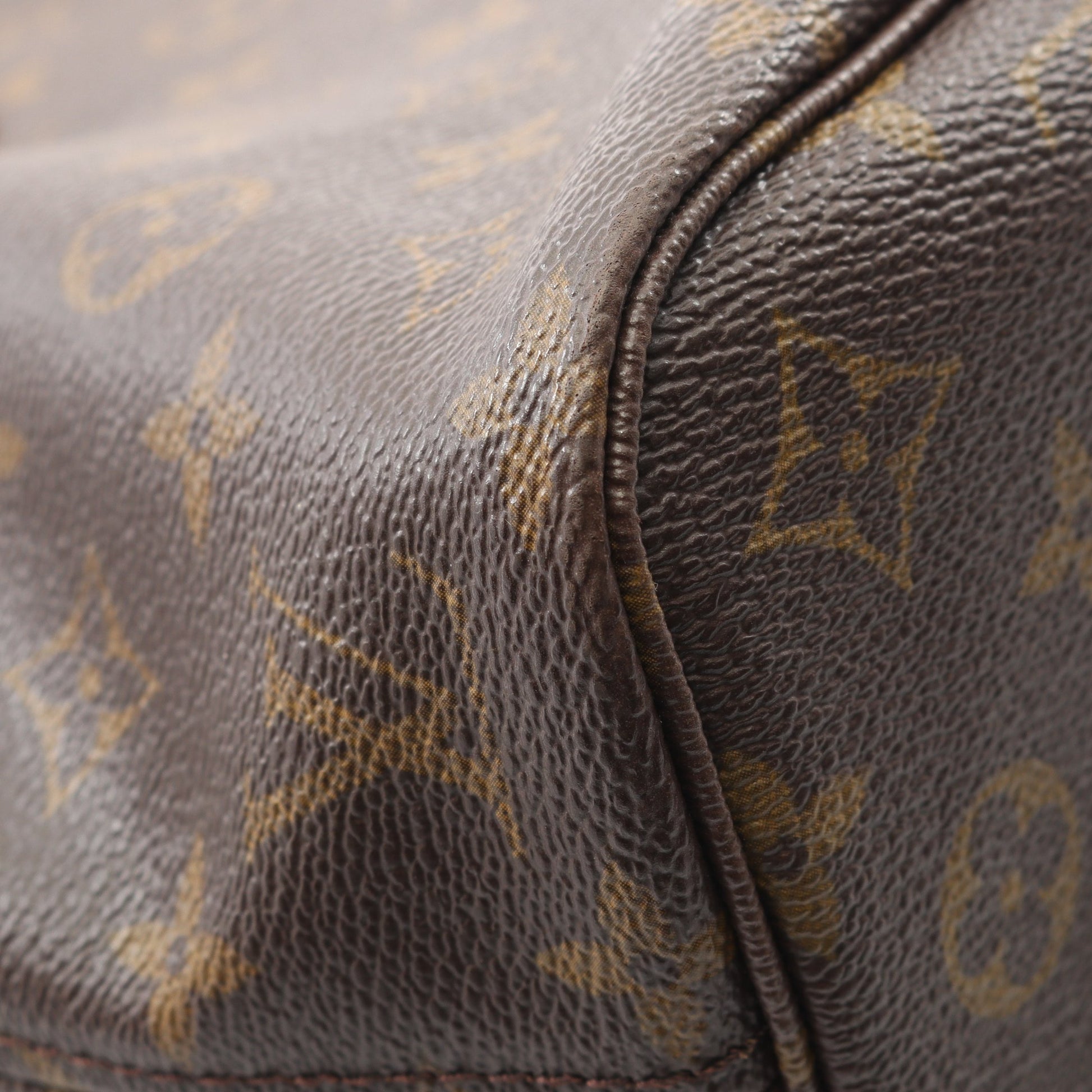 ネヴァーフルPM モノグラム ハンドバッグ トートバッグ PVC レザー ブラウン ルイヴィトン バッグ LOUIS VUITTON