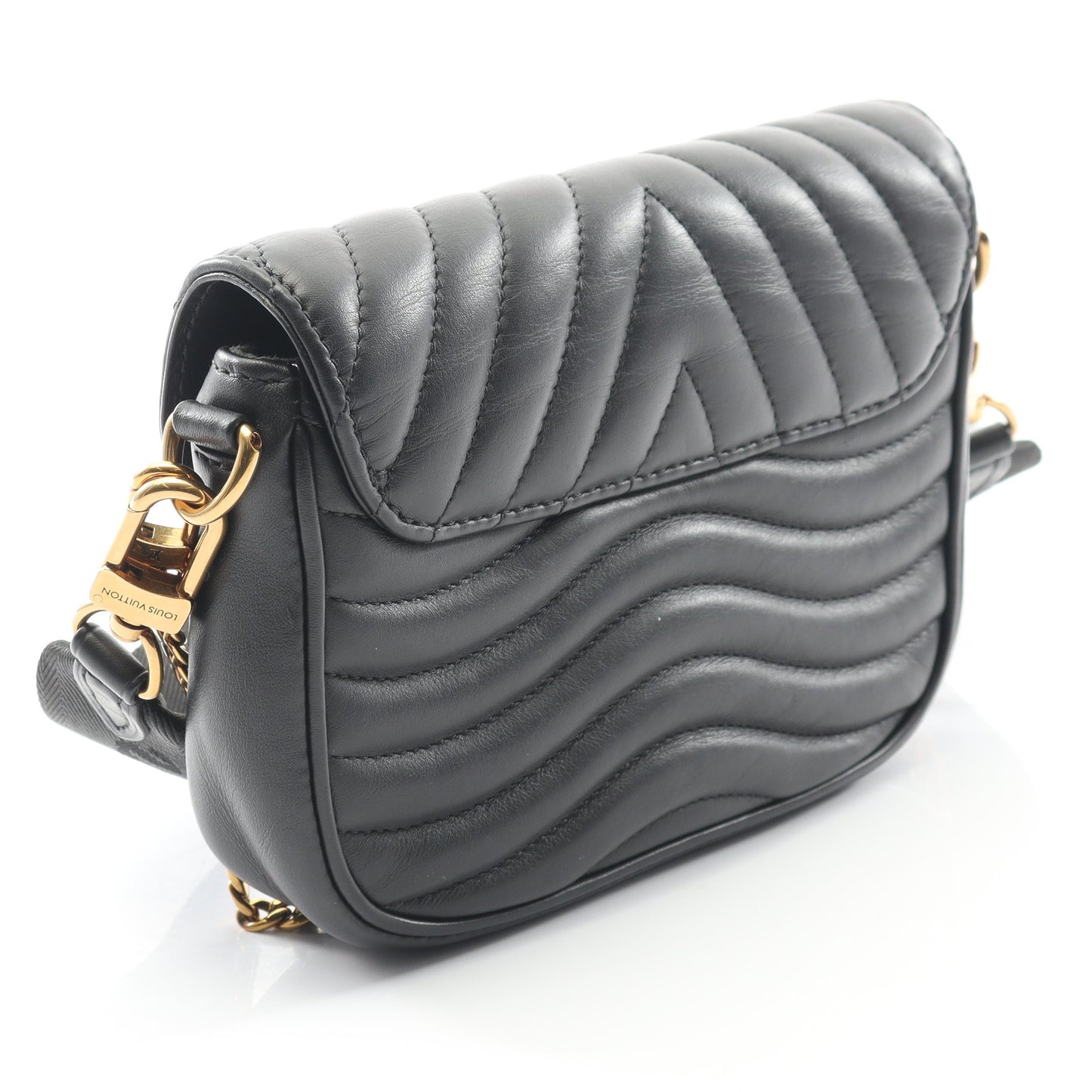 ミュルティ ポシェット ニューウェーブ ノワール ショルダーバッグ レザー ブラック 2WAY ルイヴィトン バッグ LOUIS VUITTON