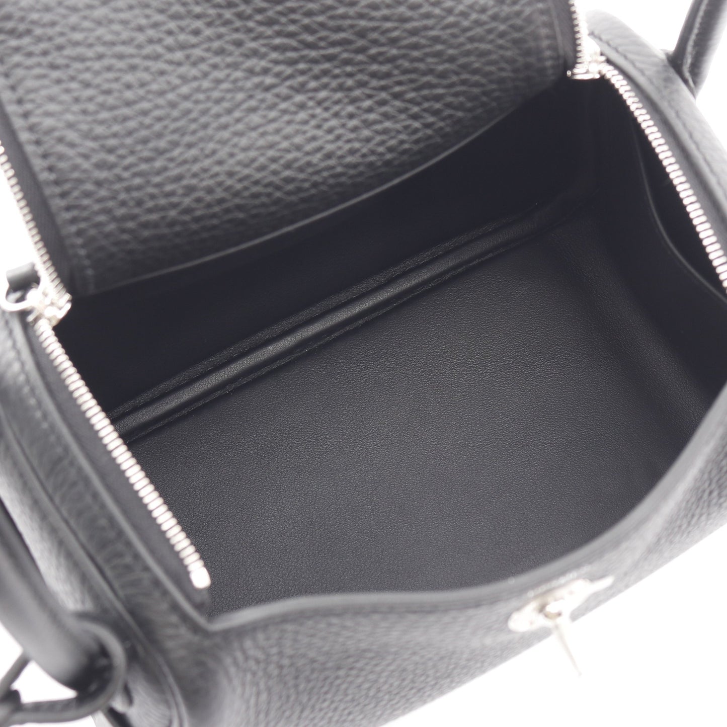 リンディ ミニ ショルダーバッグ トリヨンクレマンス ブラック シルバー金具 K刻印 エルメス バッグ HERMES