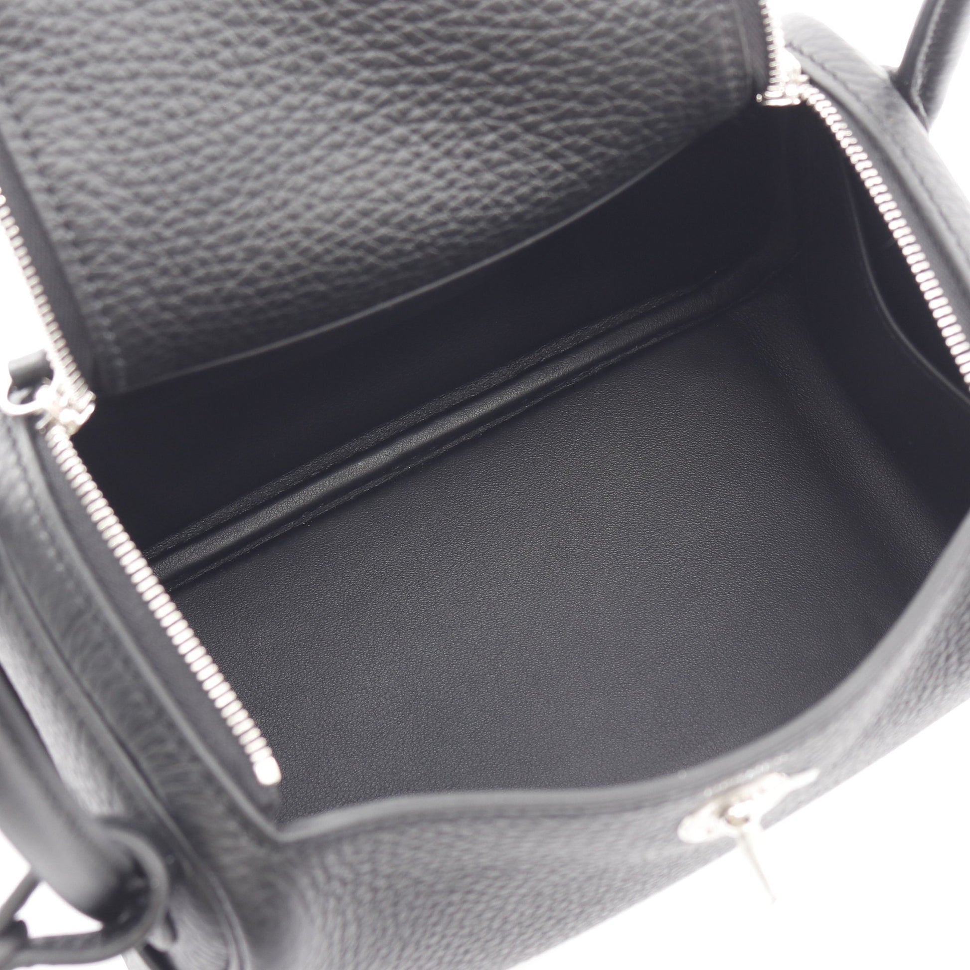 リンディ ミニ ショルダーバッグ トリヨンクレマンス ブラック シルバー金具 K刻印 エルメス バッグ HERMES