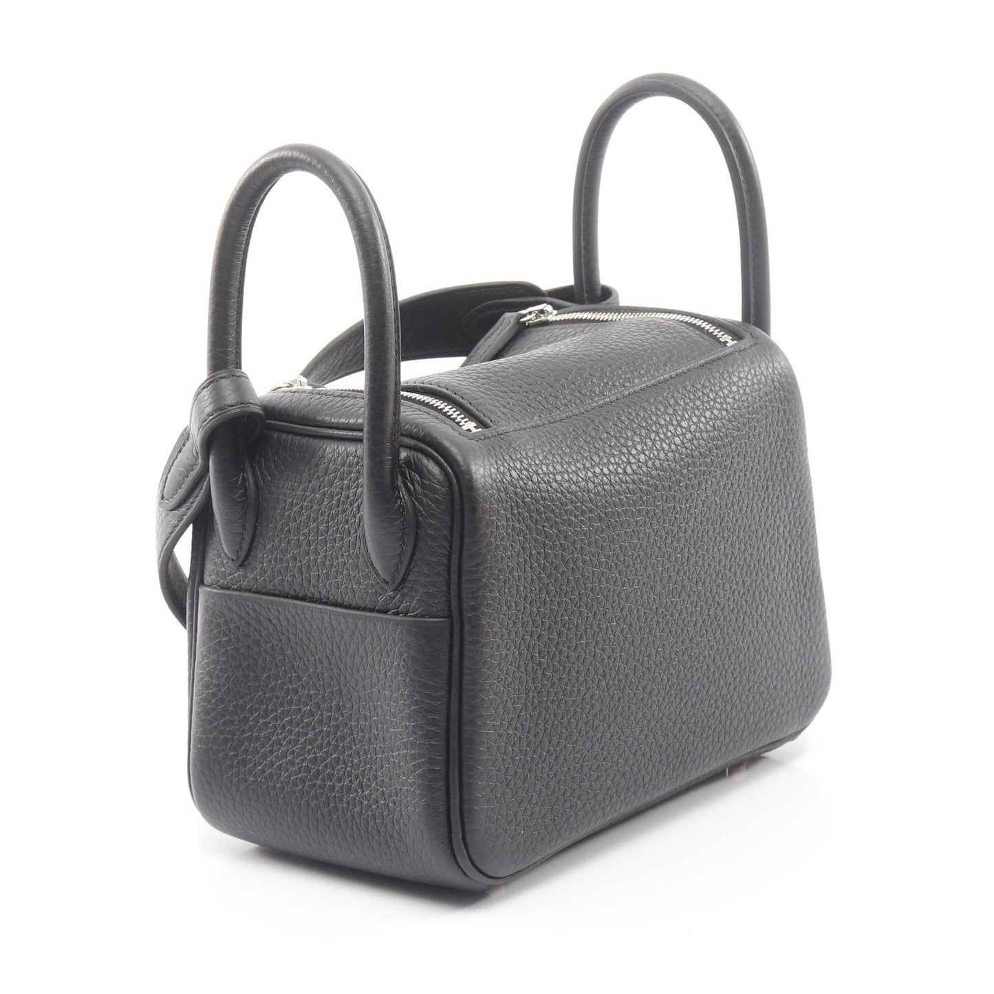 リンディ ミニ ショルダーバッグ トリヨンクレマンス ブラック シルバー金具 K刻印 エルメス バッグ HERMES